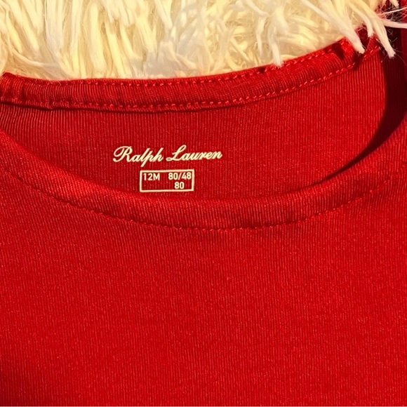 Ralph Lauren baby girl red dress - Picture 3 of 8